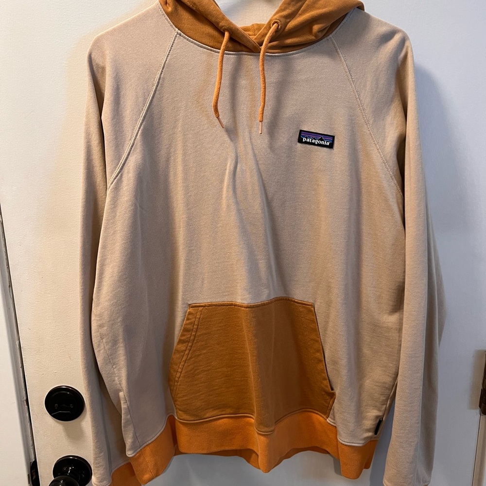 Patagonia Women’s Tan, Brown and Orange Hoodie